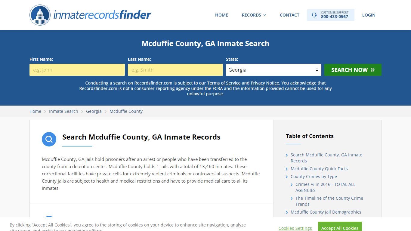 Mcduffie County, GA Inmate Lookup & Jail Records Online